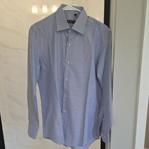 Elegant Light Blue Men's Dress Shirt